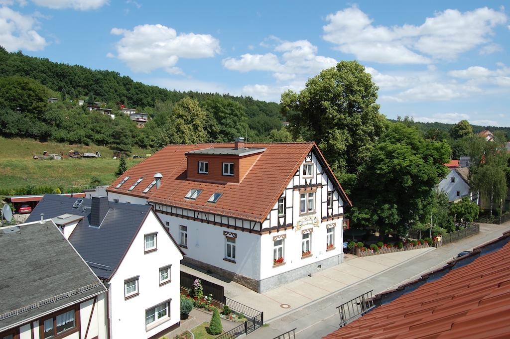 Gasthof Und Pension Frankenthal - Garni Gera Buitenkant foto