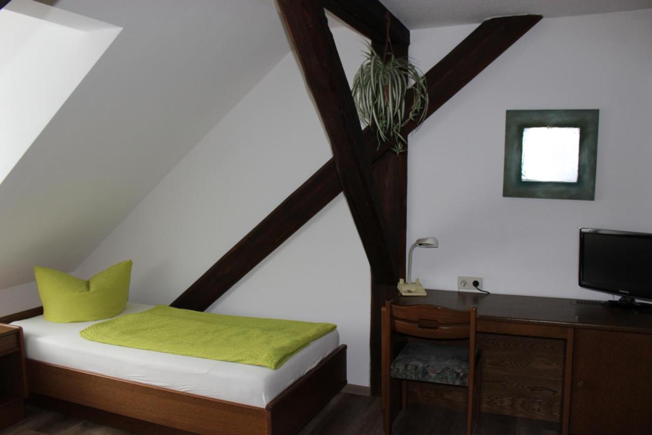 Gasthof Und Pension Frankenthal - Garni Gera Buitenkant foto