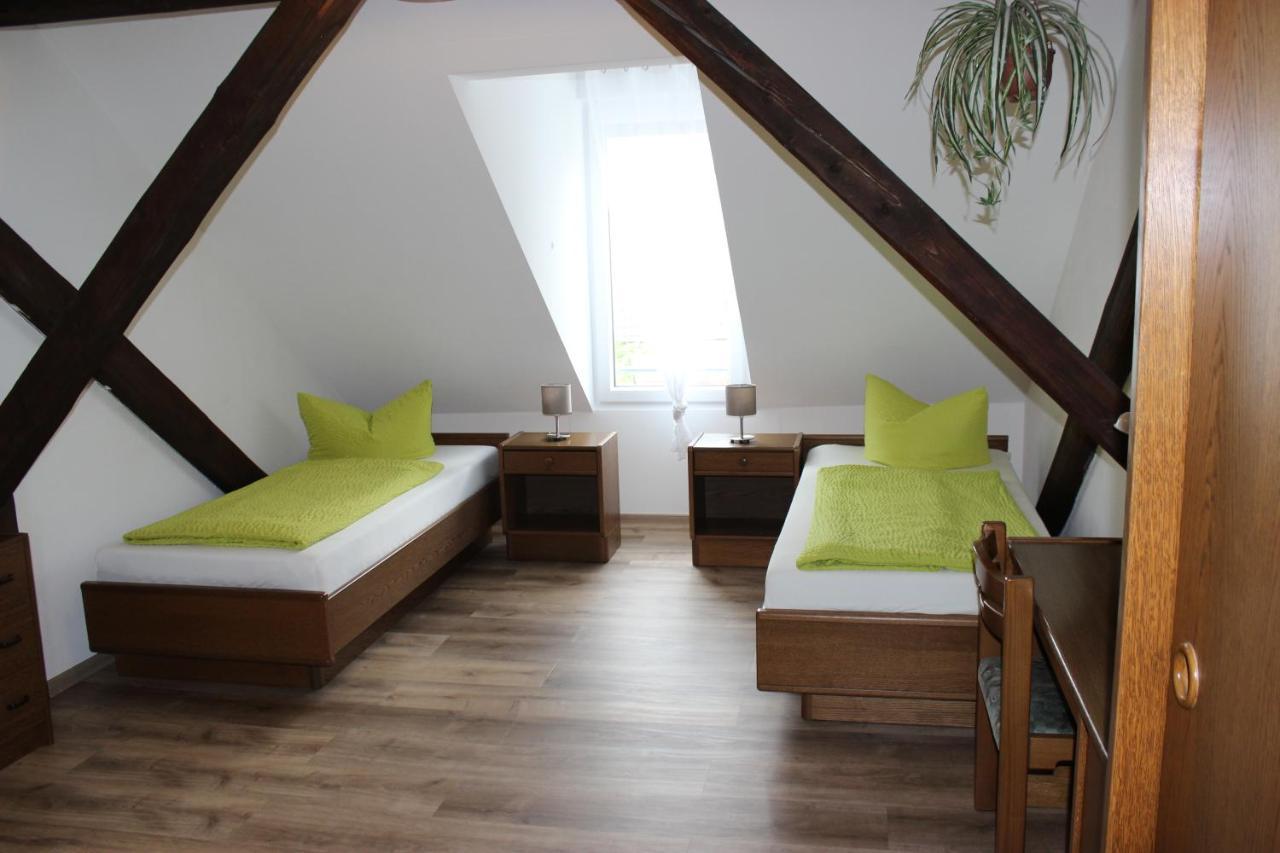 Gasthof Und Pension Frankenthal - Garni Gera Buitenkant foto